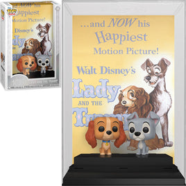 Disney 100 Lady and the Tramp Pop! Movie Poster #15 with Case