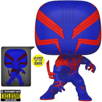 Spider-Man: Across the Spider-Verse Spider-Man 2099 Glow-in-the-Dark Pop! Vinyl Figure #1267 - Entertainment Earth Excl.