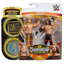 WWE Championship Showdown Series 4 Action Figure AJ Styles & Matt Riddle