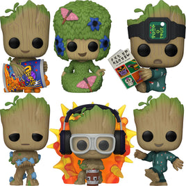 I Am Groot Pop! Vinyl Figure Wave 1 Set 6