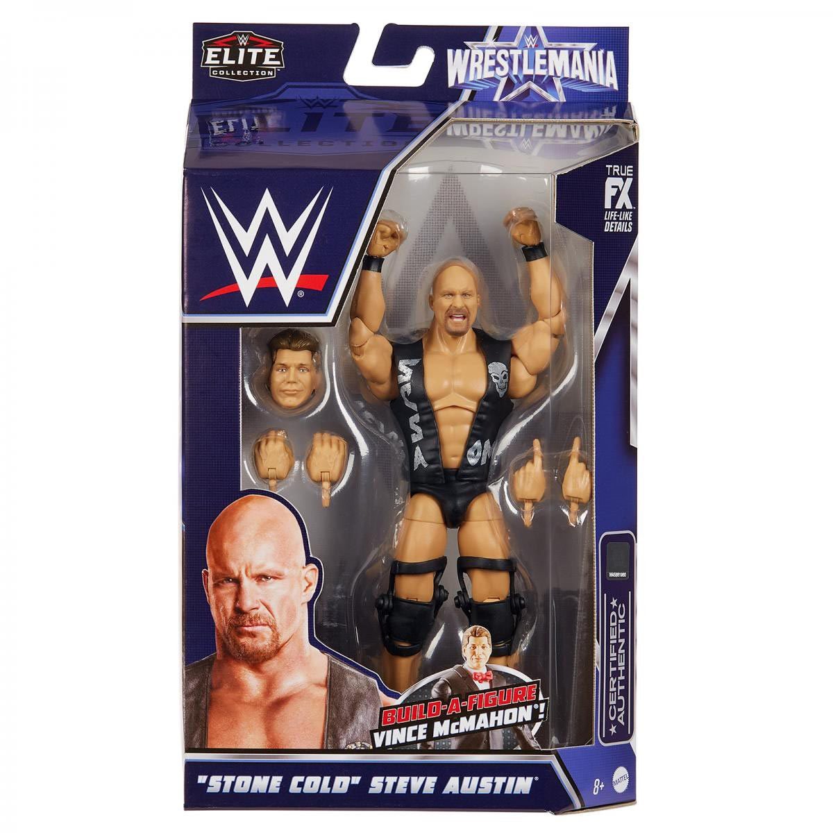 WWE WrestleMania Elite 2022 Stone Cold Steve Austin Action Figure