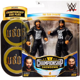 WWE Championship Showdown Series 6 Action Figure 2-Pack Jimmy Uso vs Jey Uso