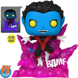 X-Men Teleporting Nightcrawler Glow-in-the-Dark Deluxe Pop! Vinyl Figure - Previews Exclusive